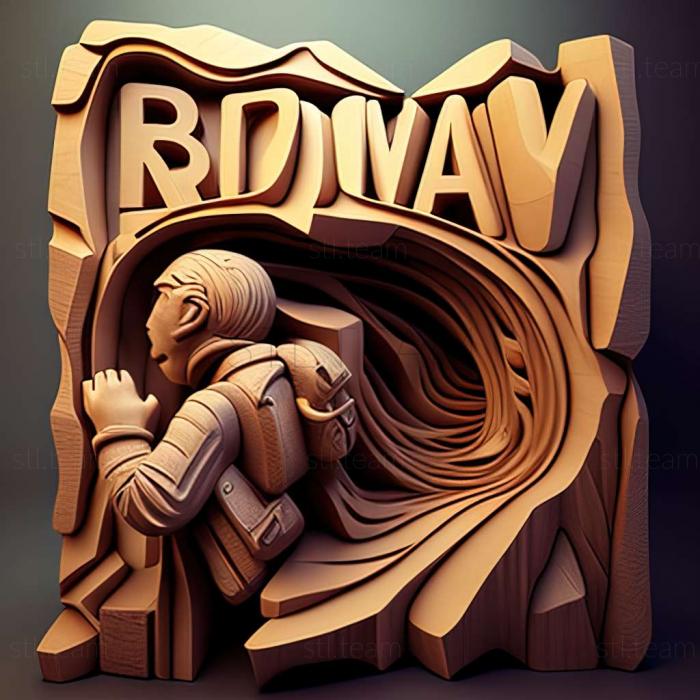 3D model Runaway A Road Adventure game (STL)